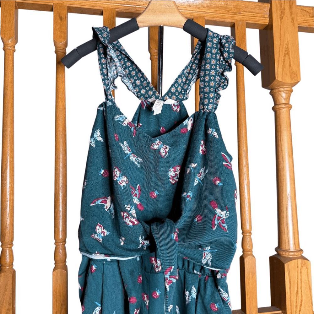 Matilda Jane Evergreen Dream womens jumpsuit small birds butterfiles - Picture 5 of 9